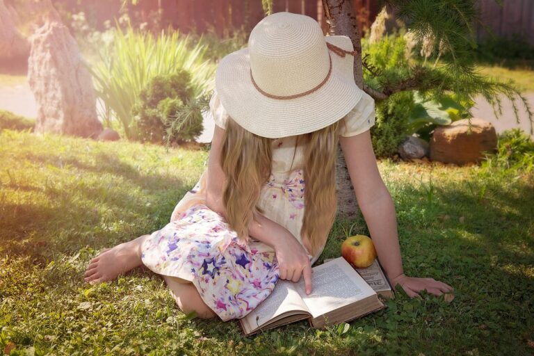 person, human, child, girl, cap, long hair, a book, read, break, relax, outdoors, nature, meadow, summer, portrait, child, child, child, cap, long hair, long hair, long hair, read, read, read, read, read, break, break, break, break